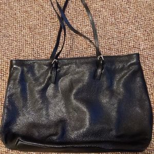 Furla Black Leather Shoulder Bag